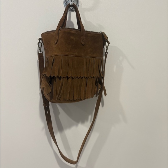 Madewell Brown Crossbody Bag with Fringe Detail - Picture 4 of 8